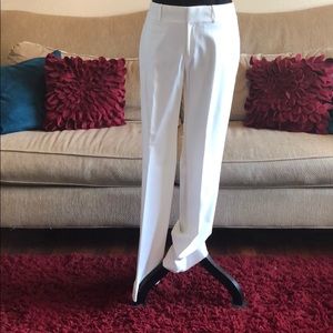 Banana Republic White Trousers